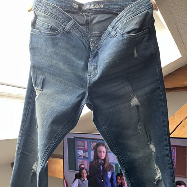 Jeans, Trainerhose und Shorts