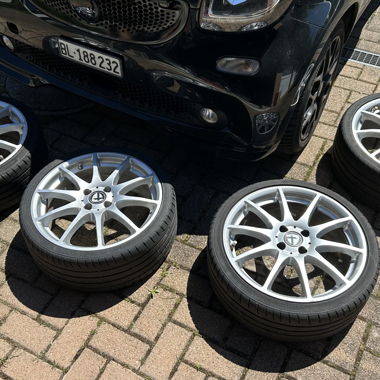 Tomason Alufelgen (17 Zoll) für Smart 453