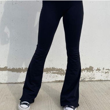 Subdued flared pants