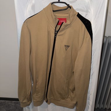 Guess beige hoodie and tracksuit