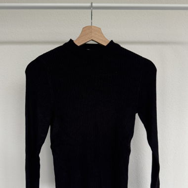 Pull&Bear Rippen-Longsleeve Gr. S