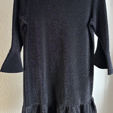 Schwarzes Esprit-Kleid mit Pailletten