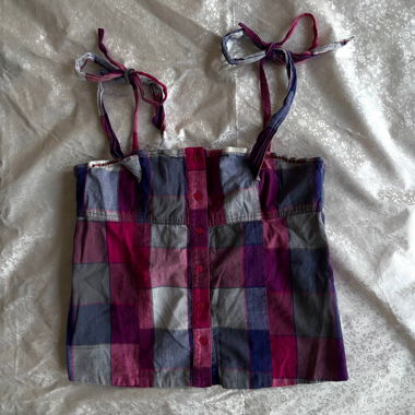 “Guilty” pleated cami top