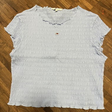 Tommy Jeans T‑shirt smock bleu clair M