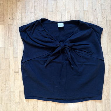 Top blu navy annodato - Benetton, taglia S o M