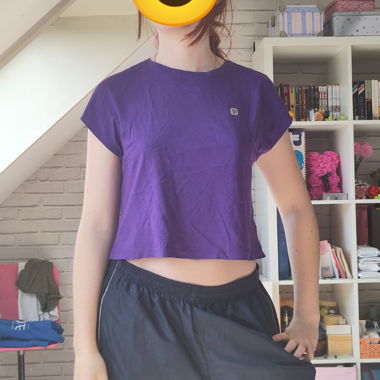 T-shirt sportivo viola 