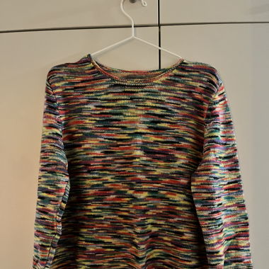 Strickpullover, bunt