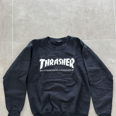 black thrasher pullover
