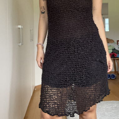 Black Knit Dress