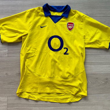 2003-04 Arsenal away shirt size L