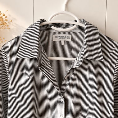 Chemisier à rayures de Pull&Bear