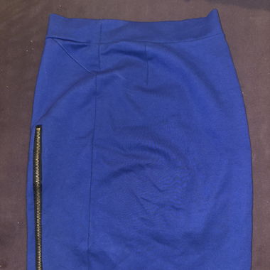 Jupe courte bleu 