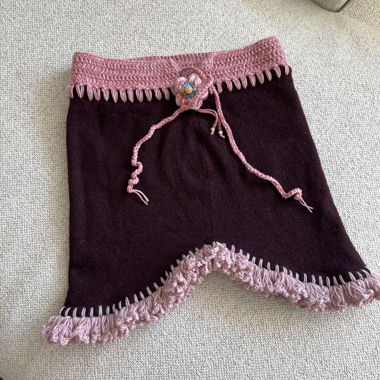 Vintage handmade wool skirt 
