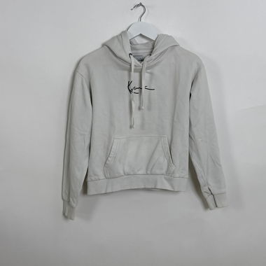 Sweat à capuche Karl Kani gris clair