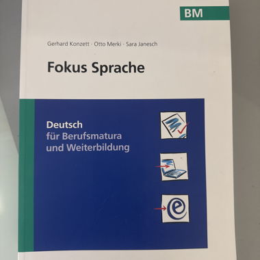 Libro di testo Fokus Sprache