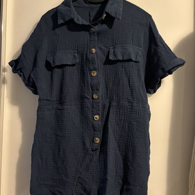 Combishort bleue 