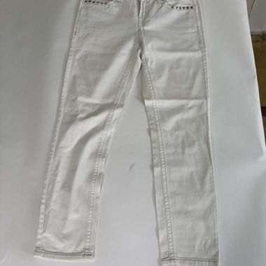 White Cambio low fit jeans