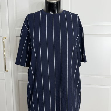 T-shirt a righe blu marino Gr. M