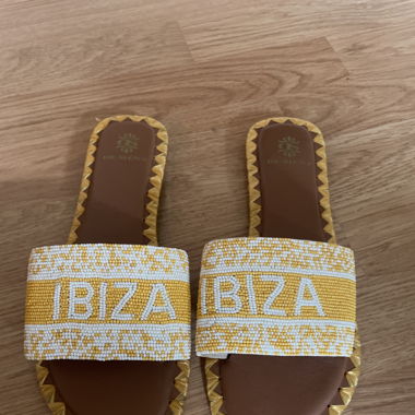 Sandals: Mules "Ibiza" pink von DE SIENA 