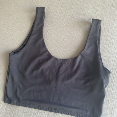 Kurzes Bustier von Tally Weijl, grau