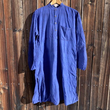 Indian Kurta - lightweight cotton - indigo