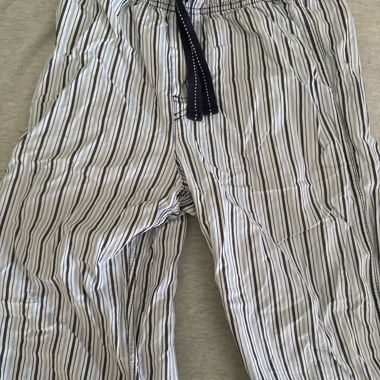 Pantaloncini a righe con coulisse