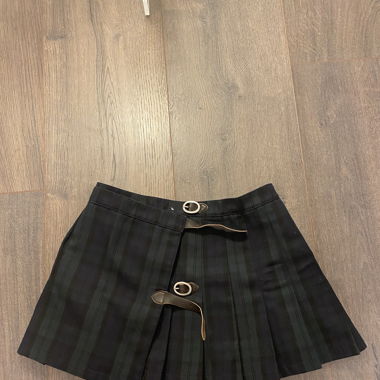 Brandy Melville plaid buckle skirt