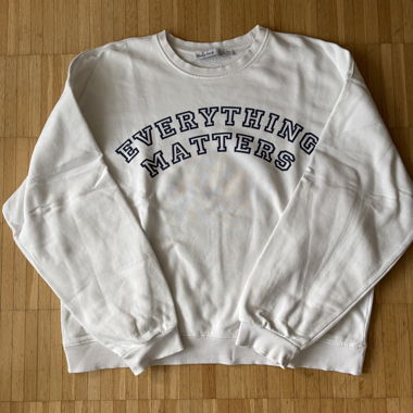 Bershka Sweatshirt weiss