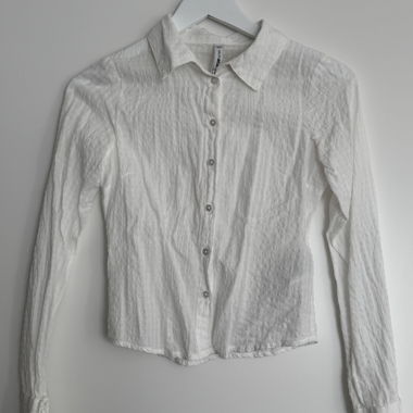 Weisse Damen-Bluse Gr. XS