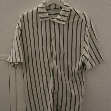 Camicia ZARA a maniche corte a righe