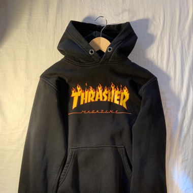 Trasher flammes Hoodie 