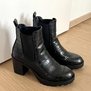 Schwarze Chelsea-Boots