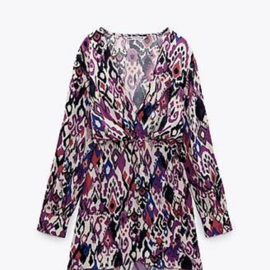 Zara Wickelkleid Grösse M