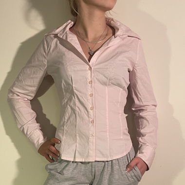 Chemisier/Blouse rose pâle