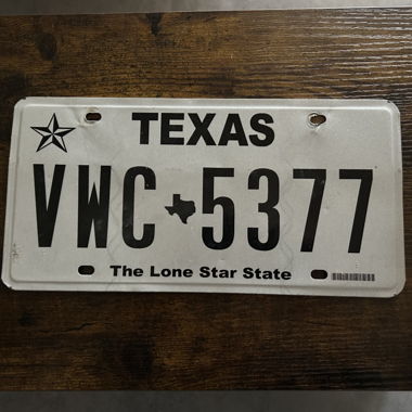 U.S. Autoschild, Texas VWC 5377