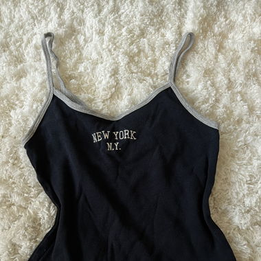 Navy blue NY tank top