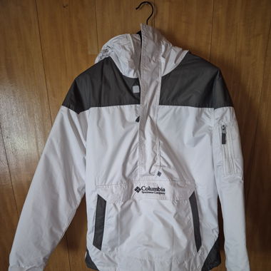 Columbia Challenger Windbreaker Anorak White Black