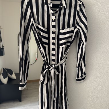 Abito camicia a righe Kookai