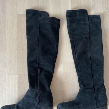 Black Suede Boots
