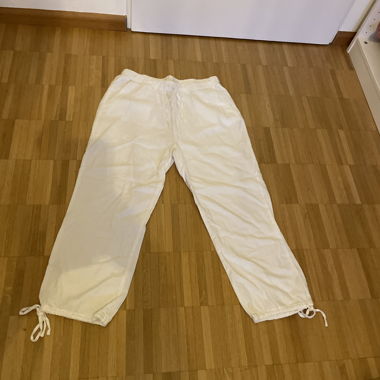 Pantalon en lin blanc