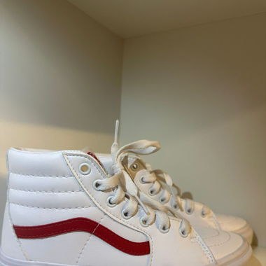 Vans blanc & rouge 
