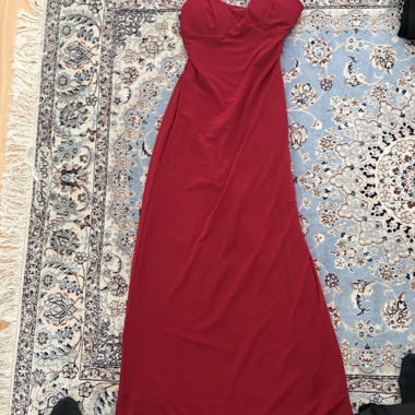 Abito slip rosso