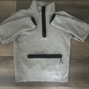 Nike grey half-zip sweatshirt