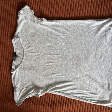 T-shirt gris Massimo Dutti