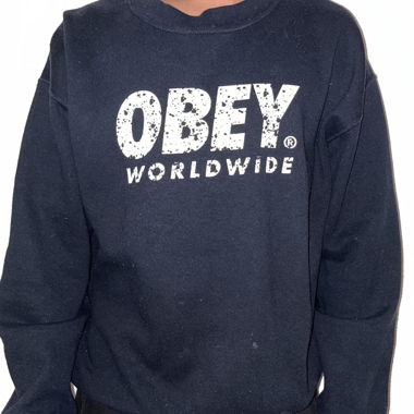 OBEY Worldwide Sweatshirt nero Taglia M