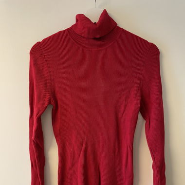 Roter Rollkragen Pullover (Anna Field)