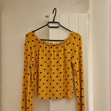 Yellow long sleeve top