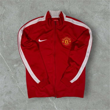 vintage manchester united nike trackjacket