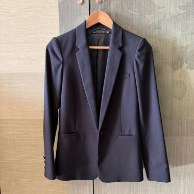 Berenice Rocky navy blazer with strass wings