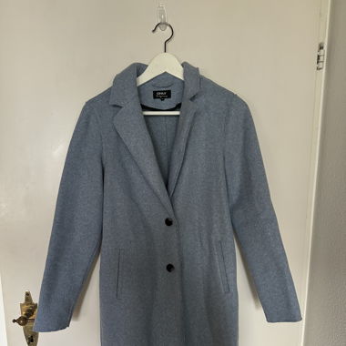 Only Mantel Blau Gr. XS